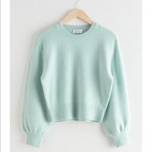 & Other Stories mint sweater